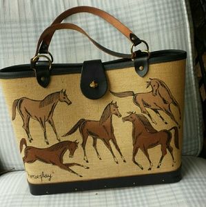 Vintage Enid Collins Purse "horseplay"
